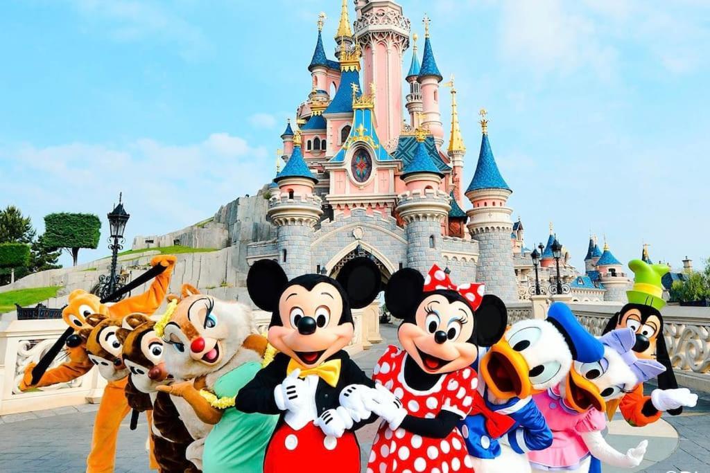 Family Disney Coconing A 10 Minutes Du Parc Coupvray Bagian luar foto